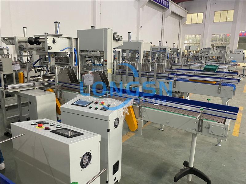 M&aacute;quina de embalagem de encolhimento de garrafa