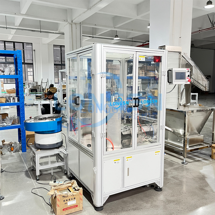 M&aacute;quina de inser&ccedil;&atilde;o de revestimento de veda&ccedil;&atilde;o de tampa