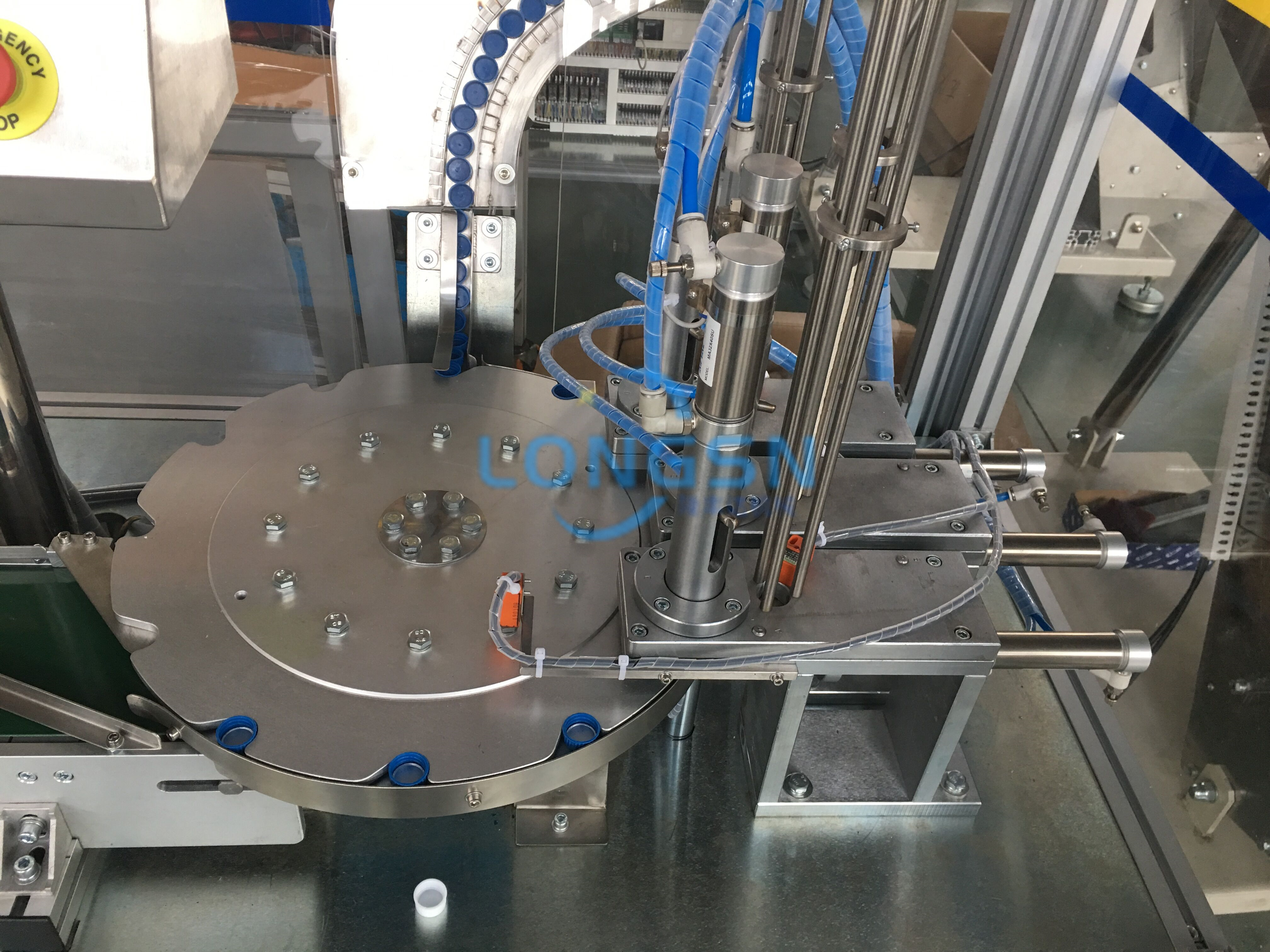 m&aacute;quina de revestimento de tampa