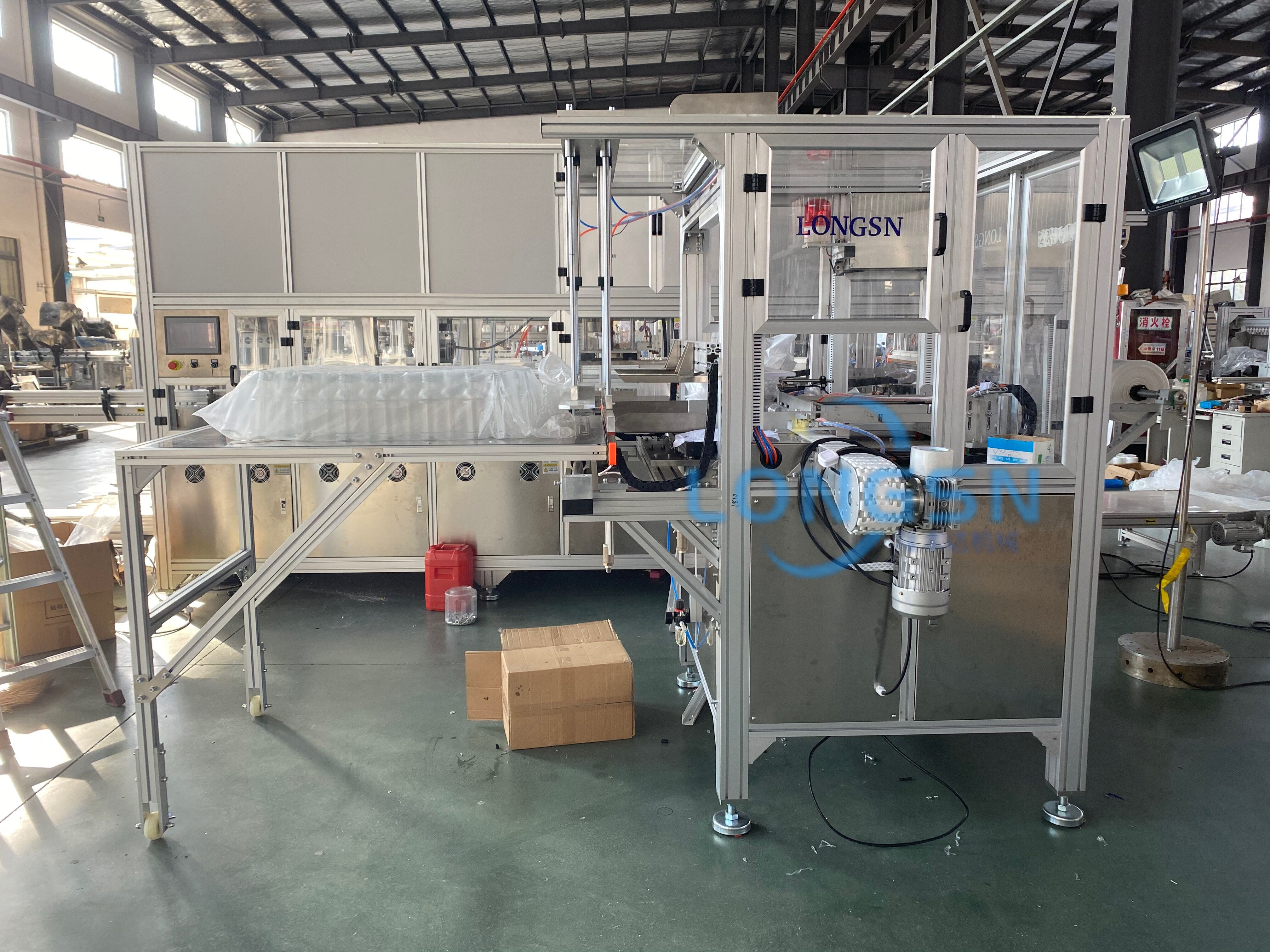 m&aacute;quina de embalagem de garrafa vazia 