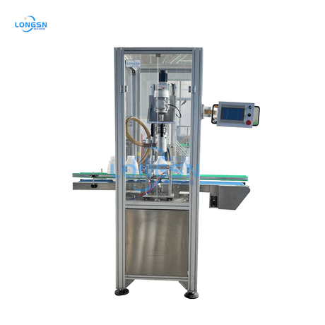 Máquina de aparador de boca de malha de garrafa plástica totalmente automática