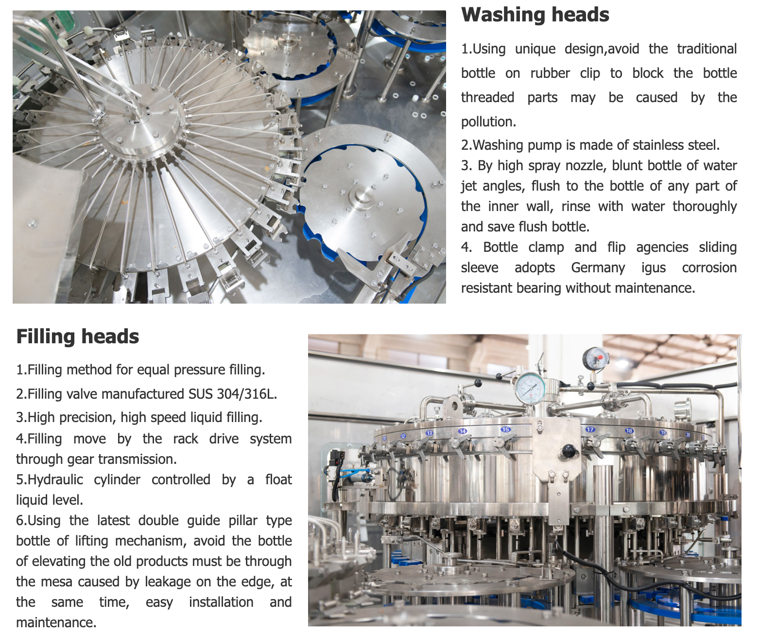 M&aacute;quina de enchimento carbonatada