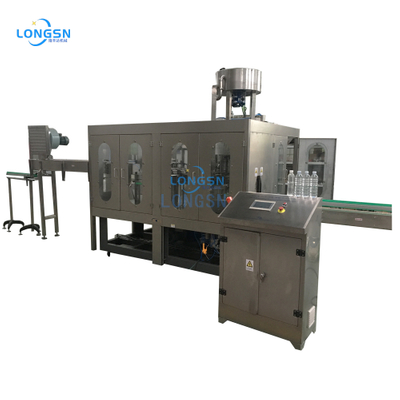 Máquina de engarrafamento de água mineral automática para garrafas PET