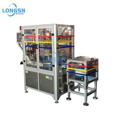 Máquina de montagem de tampa médica cosmética de plástico automática máquina de bloqueio de tampa