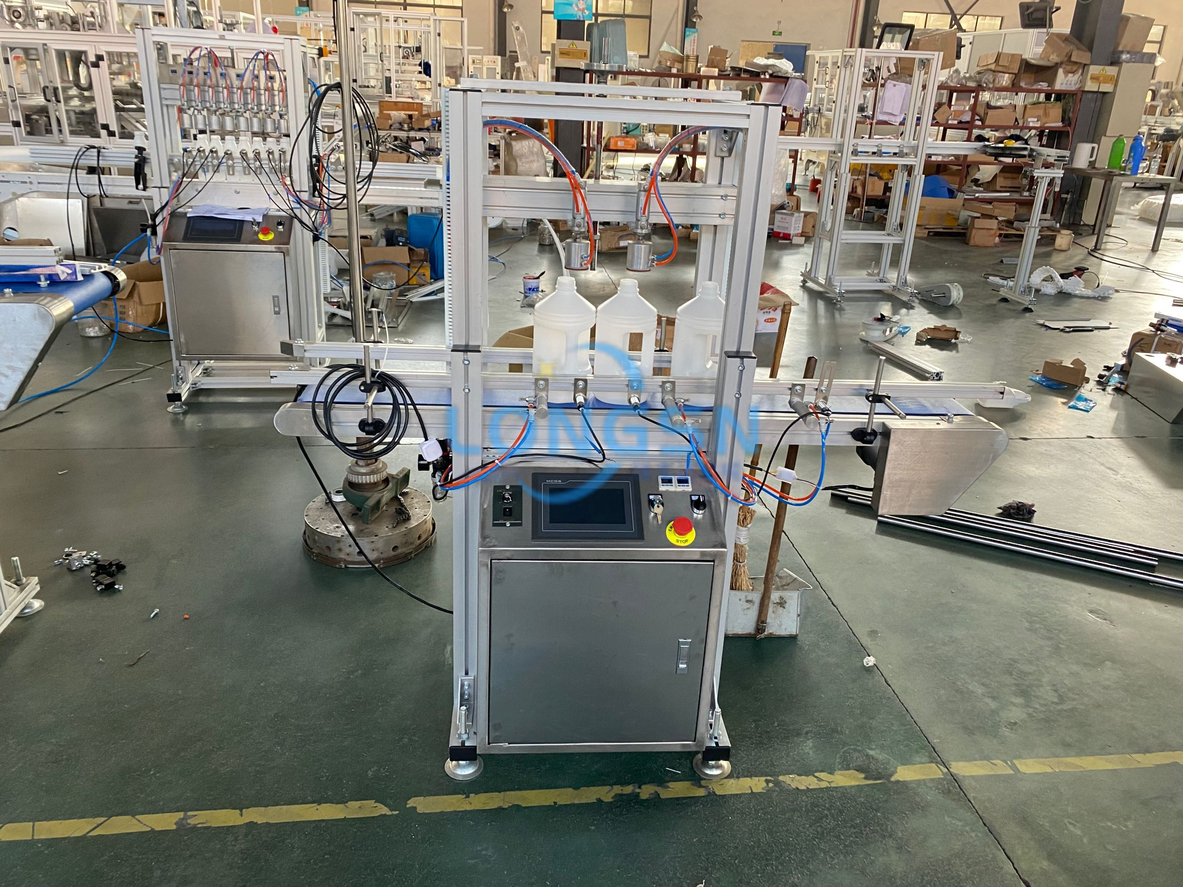 Testador de vazamento de garrafas