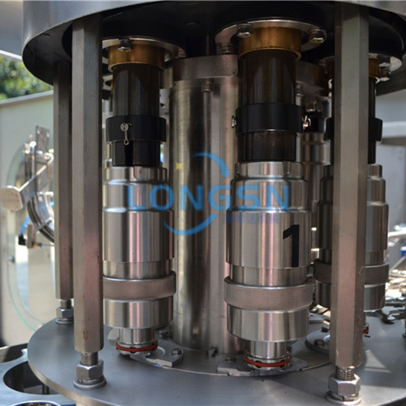 Máquina de enchimento de água potável mineral de garrafa de pequena escala totalmente automática 3 em 1 para pequenas empresas