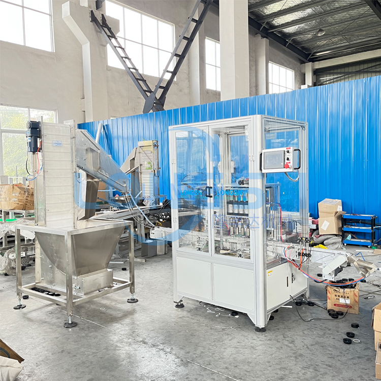 M&aacute;quina de montagem tampa de &oacute;leo