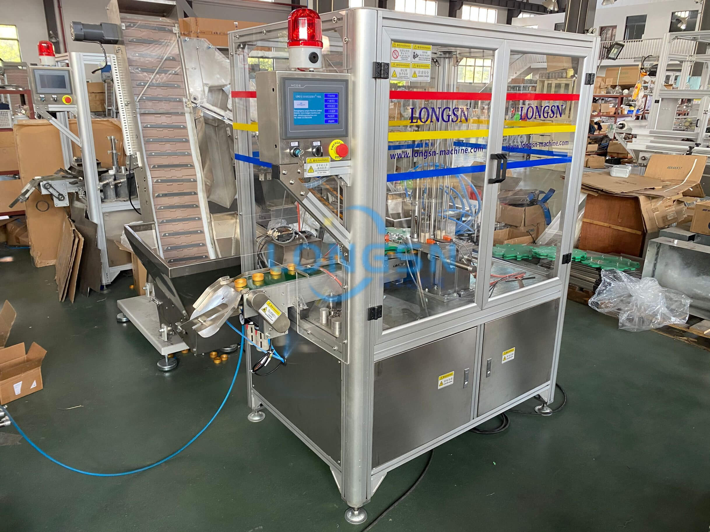 m&aacute;quina de montagem de revestimento de capital