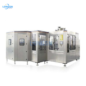 Máquina automática de enchimento de água gaseificada para refrigerantes