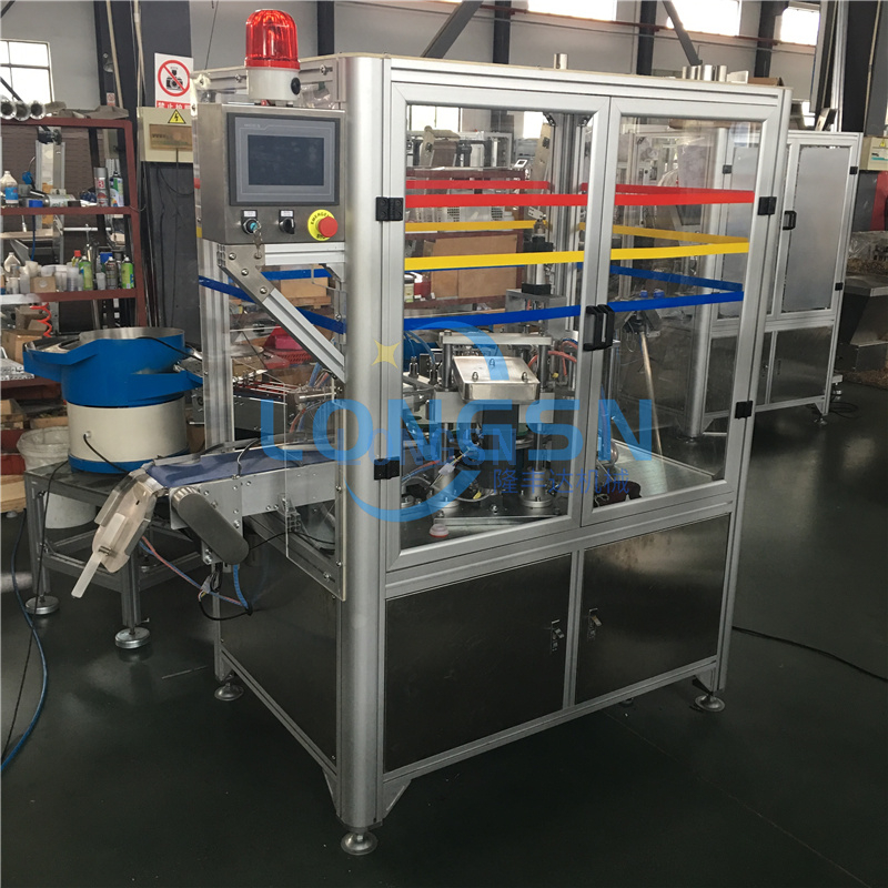 m&aacute;quina de montagem de anel de tampa